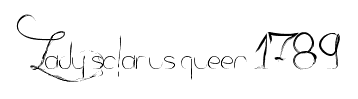 Lady solarus queen 1789 font